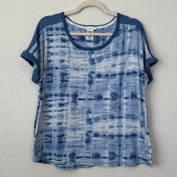 Lucky Brand Tie Dye Short Sleeves Very Soft Pajama Set, Sz XXL - Picture 3 of 12